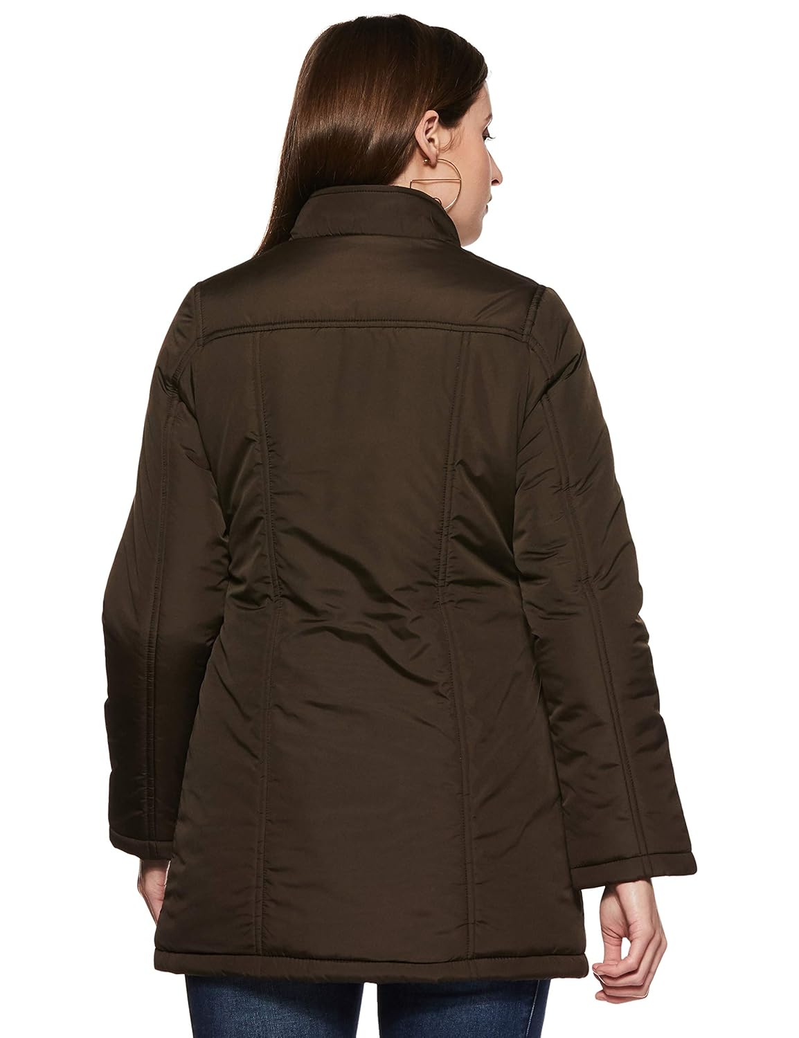 endeavor women's parka jacket brown