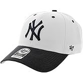 47 Brand MLB New York Yankees MVP Cap - 2 Tone Black and White
