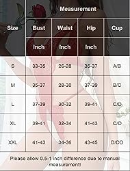 Avidlove Women Lingeries Deep V Teddy Lingerie Sexy