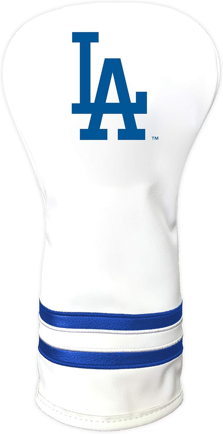 Team Golf MLB Los Angeles Dodgers White Vintage Driver Golf Club Headcover, Form Fitting Design, Retro Design & Superb Quality : Sports & Outdoors