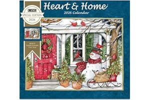 Lang, Heart and Home Special Edition 2026 Wall Calendar by Susan Winget, 12.5'' X 14'', 12-Month Calendar with Stapled Binding