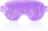 NEWGO Cooling Eye Mask Reusable Gel Hot Cold Therapy Purple