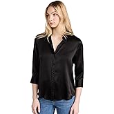 L'AGENCE Women's Dani 3/4 Sleeve Blouse