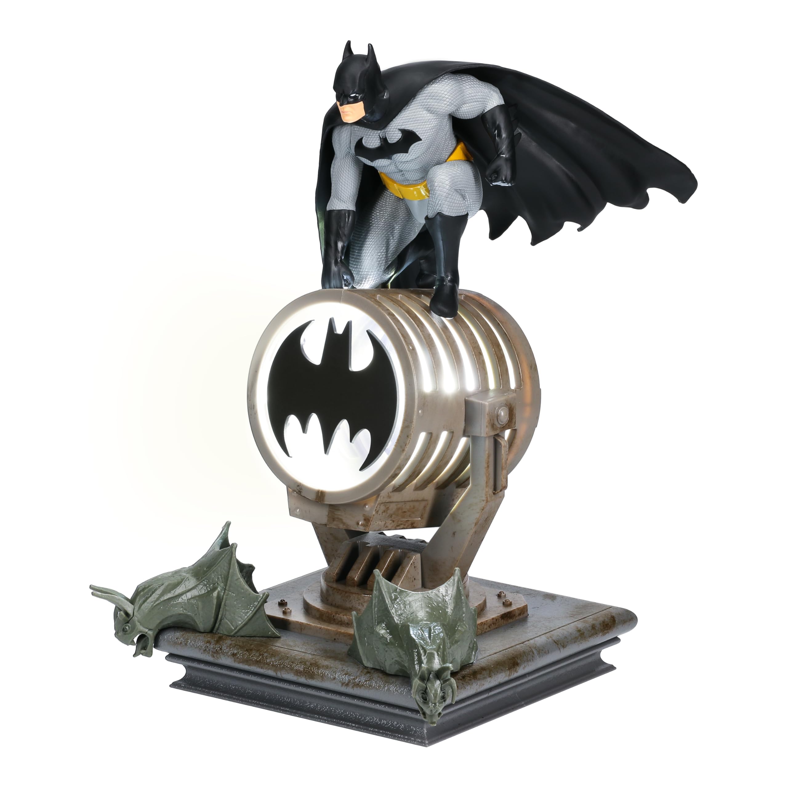 Paladone Batman Figurine Light - Officially Licensed DC Super Heroes Decor & Gift, Collectible Display Lamp Must Have for DC Comic Fans, USB Powered 27” LED Light