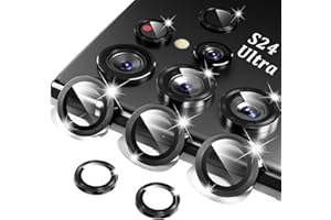SAE&SVNG Crazylens [5+5] Camera Lens Protector for Samsung Galaxy S24 Ultra Accessories, Titanium Military-Grade Drop Protection, 99.99% Light Transmittance, Galaxy S24 Ultra Screen Protector Lens Protector