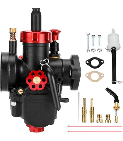 YOXUFA 212cc Carburetor Kit Exhaust Muffler Stage 2 Kit for Predator 212 224cc 196cc