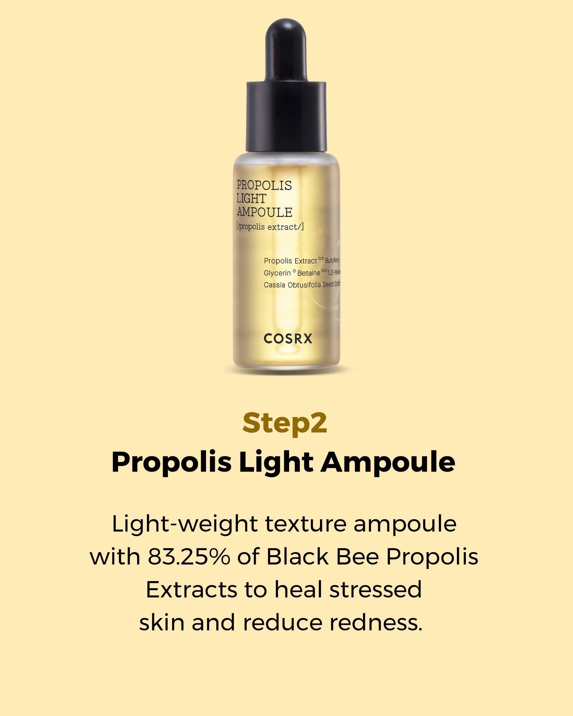 COSRX Honey Glow Kit, Korean Skin Care Set with Propolis Facial Toner, Serum, & Cream, Mini Travel Essentials, Deep Moisture, Hydration, Nourishment, Travel Size Gift Set, Korean Skin Care