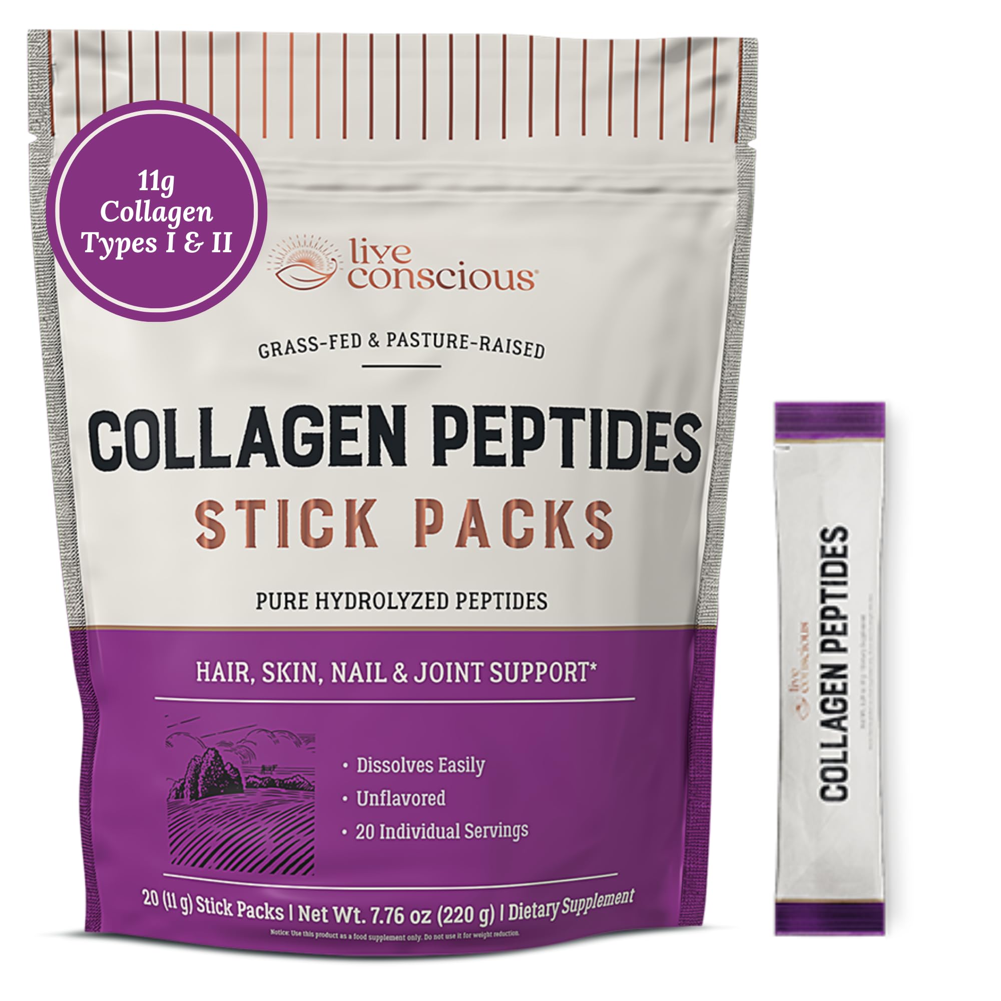 Collagen Peptides Stick Packs