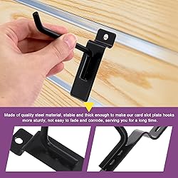 Swpeet 20Pcs 6 Inch Heavy Duty Slatwall Hooks
