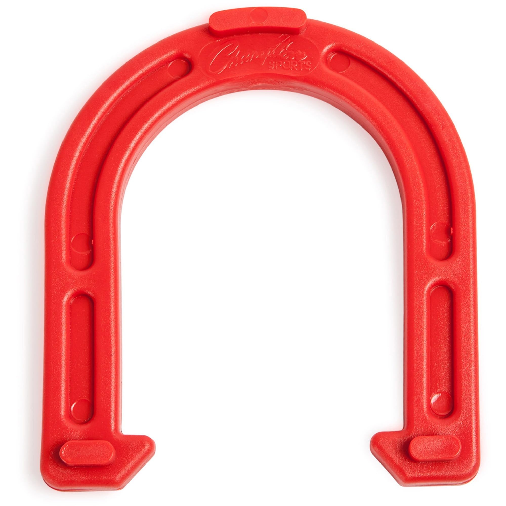 Champion Sports Indoor/Outdoor Horseshoe Set Red