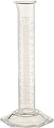 Pyrex Cylinder, Brand 3025, Graduated, 25 mL