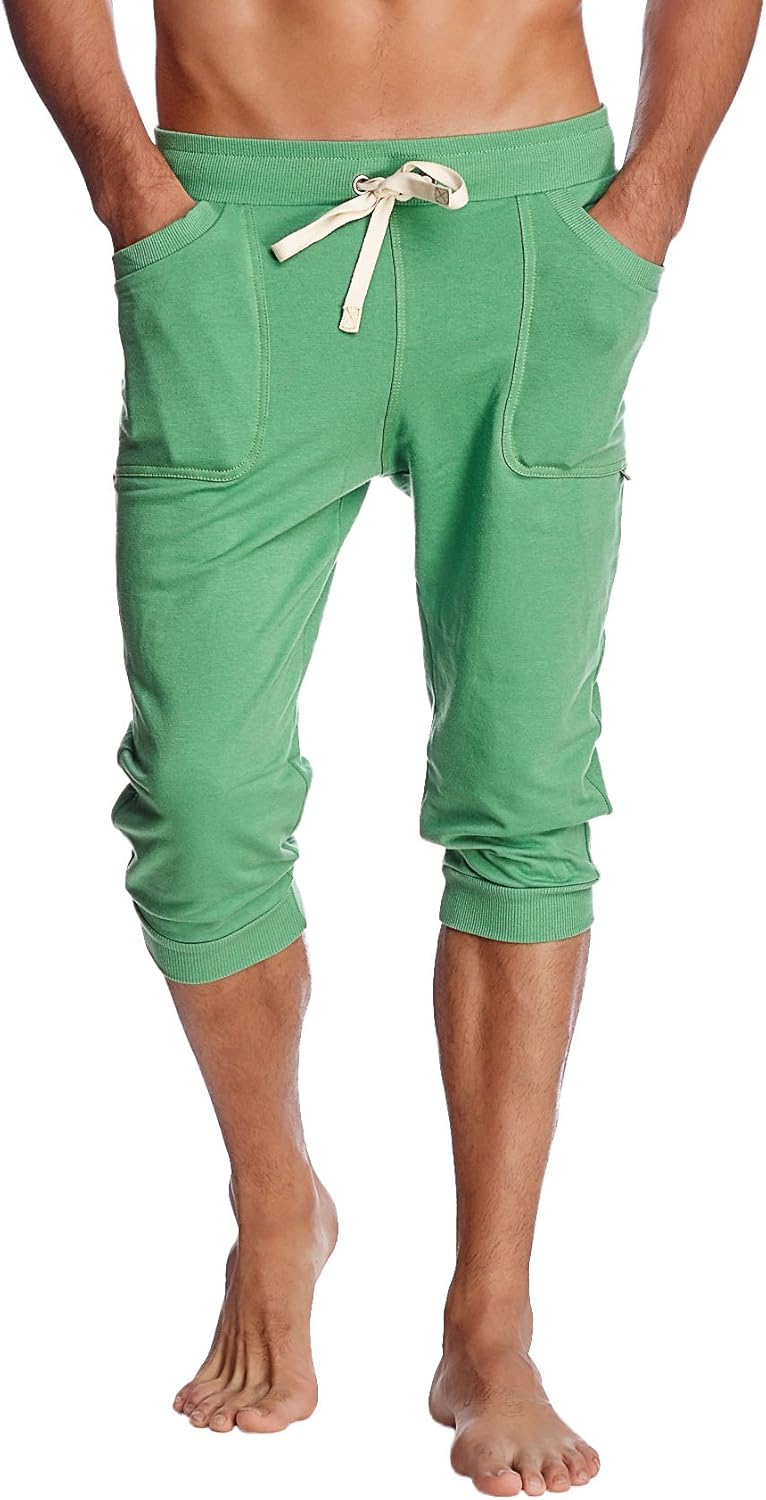 mens cuffed yoga pants