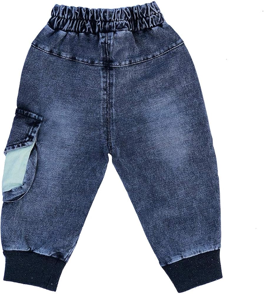 Peacolate 6M-4Years Baby&Infant Boys Jeans Pocket Soft Denim Pants: Clothing
