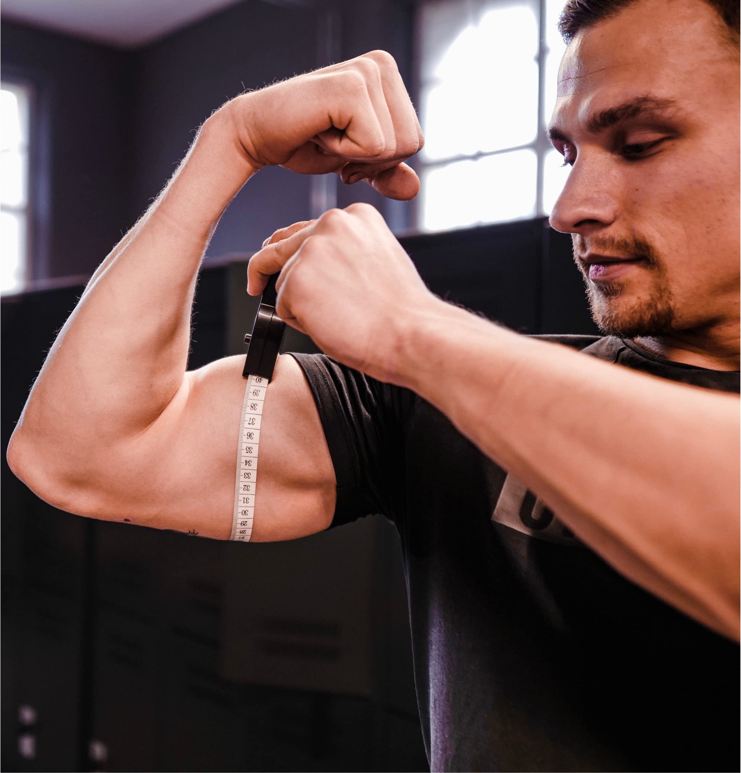 Cravallo® Ergonomisches Körpermaßband I Umfangmaßband I Fitnessmaßband I Sportmaßband I Maßband zum Messen von Körperumfängen (DE-Version in CM) 2