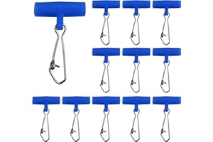 Fishing Line Sinker Slides, 30pcs Heavy Duty Sinker Weight Connectors Sinker Slider with Duo Lock Snap for Saltwater Surf Fis