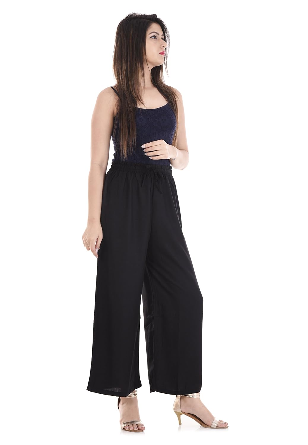 thari choice women stretchable palazzo 