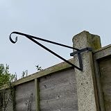 Selections Metal Hanging Basket Brackets Hooks Hangers for Concrete Fence Posts view 2