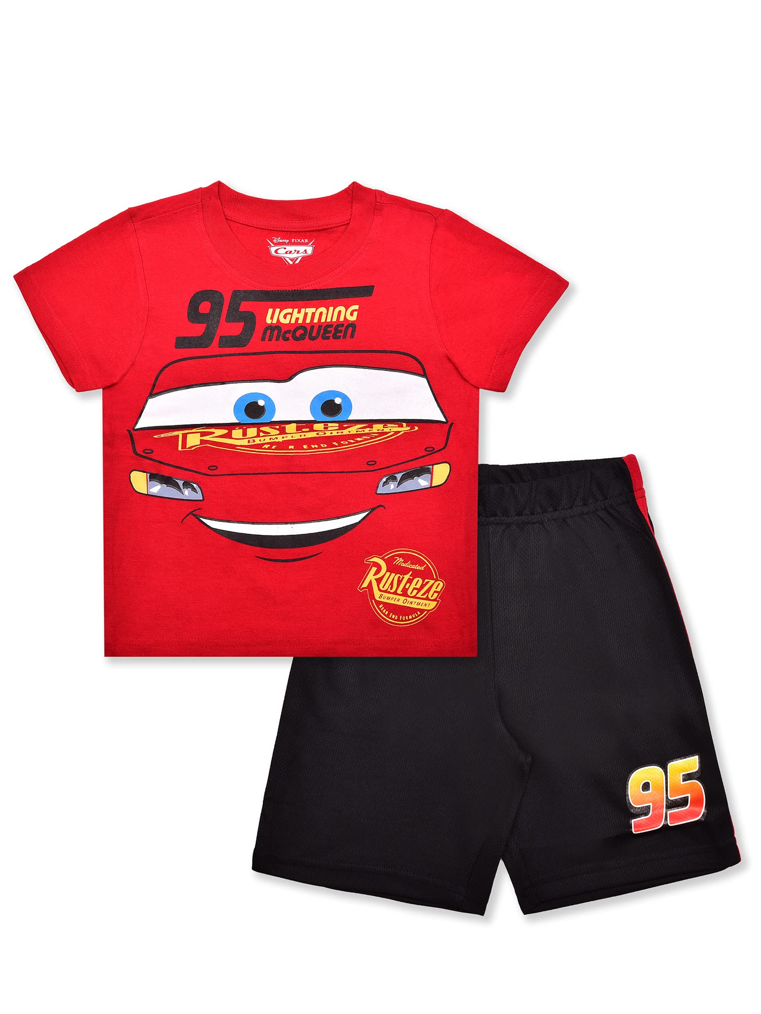 Photo 1 of *PARTIAL SET - Superman themed*
Disney Cars Lightning McQueen Boys Short Sleeve T-Shirt and Shorts Set for Toddler, Little and Big Kids
