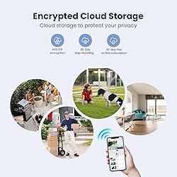 GlowPop 1080p Wireless Security Camera with AI