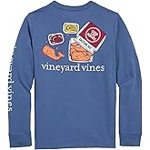 Vineyard Vines Boys Boys' Whale Nuggets Long-Sleeve Pocket Tee