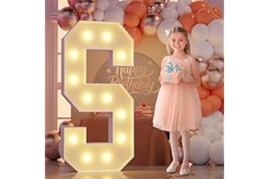 Rielmox Marquee Letters 4 Feet Tall, 4FT Marquee Light Up Letters S, Large Marquee Letter for Party Decoration, Birthday Marry Me Wedding Baby Shower Graduation Decor, Assembly Needed
