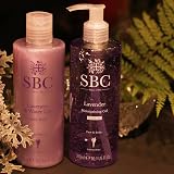 SBC Skincare Lavender Moisturising Gel 300ml Face Body Hydrating Stressed Skin view 3