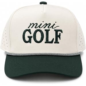Funky Junque Kids Golf Rope Trucker Hat | Golf Rope Trucker Hat with Adjustable Snapback, Golf Course and Play, Youth Golf Ha