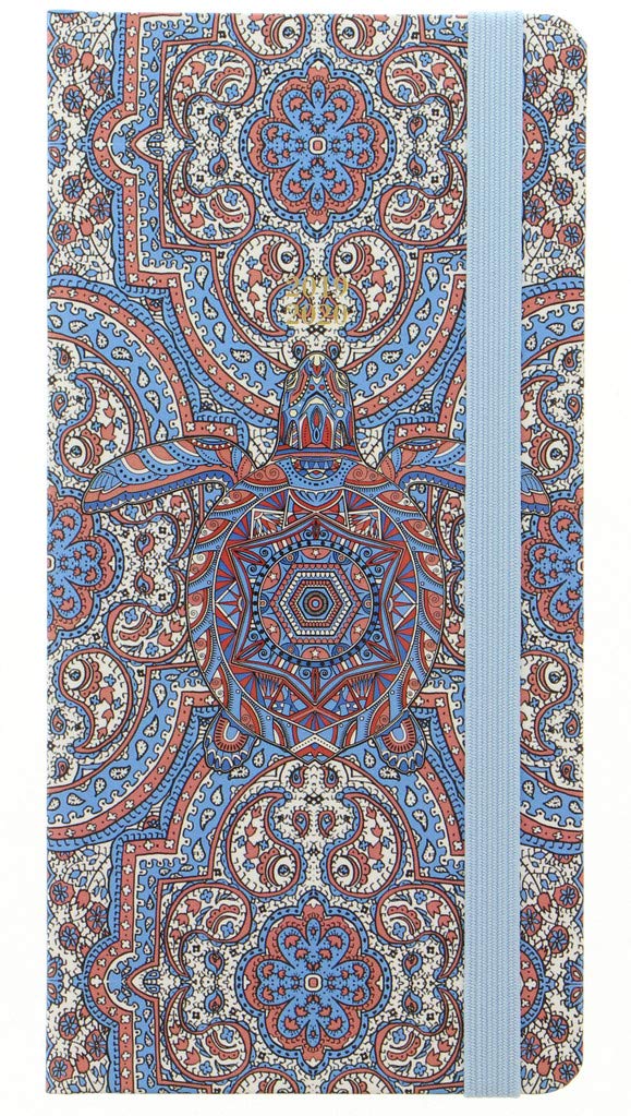 Letts Slim Paisley Week to View 19/20 Academic Diary - Turtle