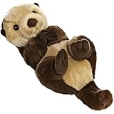 Aurora World Miyoni Sea Otter Plush Brown, 10 inches