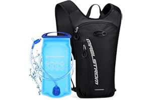 Maelstrom Running Hydration Vest, Hiking Backpack with 2L Water Bladder for Cycling Rave for Men Women
