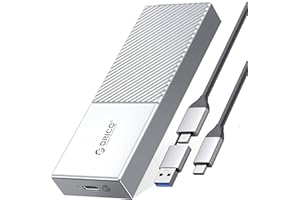 ORICO 20Gbps USB C to M.2 NVMe SSD Enclosure Reader, USB 3.2 Gen2x2 to NVMe M-Key Solid State Drive Aluminum External Adapter