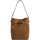 Madewell Women's The Essential Belted Bucket Tote In Suede