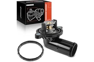 A-Premium Engine Coolant Thermostat Housing Assembly Compatible with Chrysler 300 Dodge Challenger Charger 2011-2021 V6 3.6L