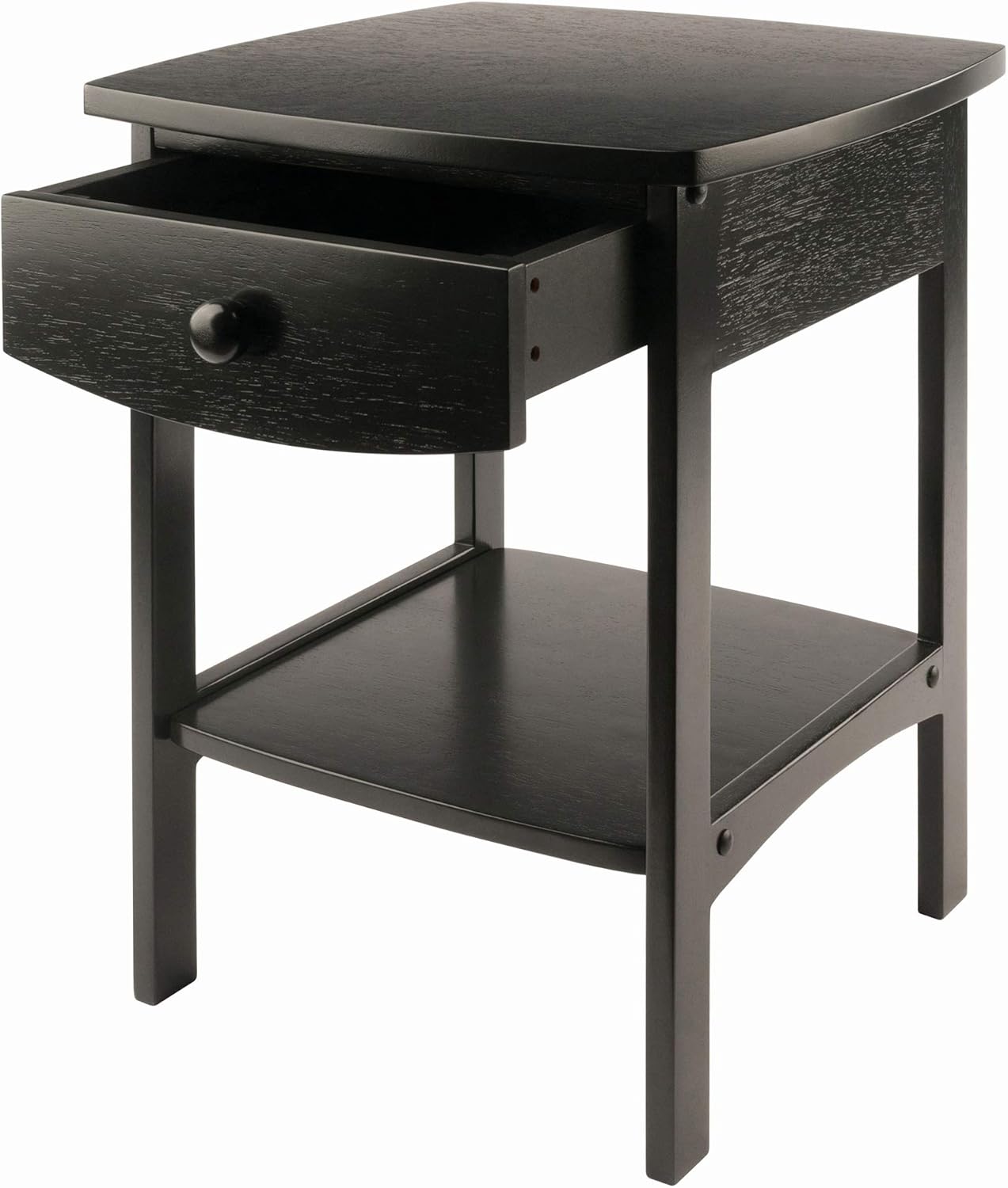 Winsome Wood Claire Accent Table, Black: Kitchen & Dining
