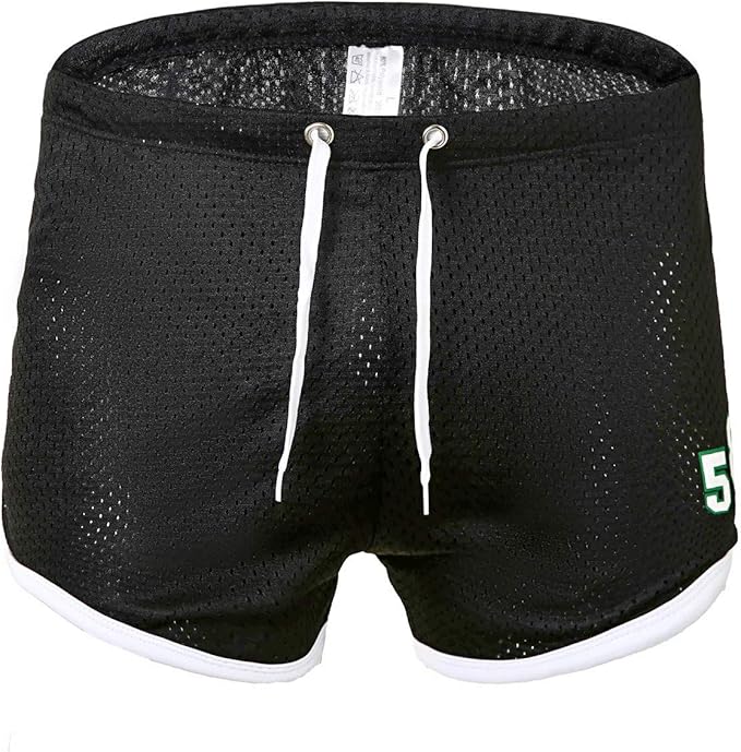 Men Sexy Underwear Boxer Shorts Trend Personality Drawstring Youth