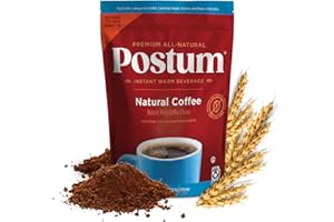Postum Natural Coffee Flavor Coffee Substitute Caffeine Free Delight with Roasted Wheat Bran & Molasses (42oz)| Natural, Non-GMO, Vegan & Healthy Coffee Alternative Caffeine Free