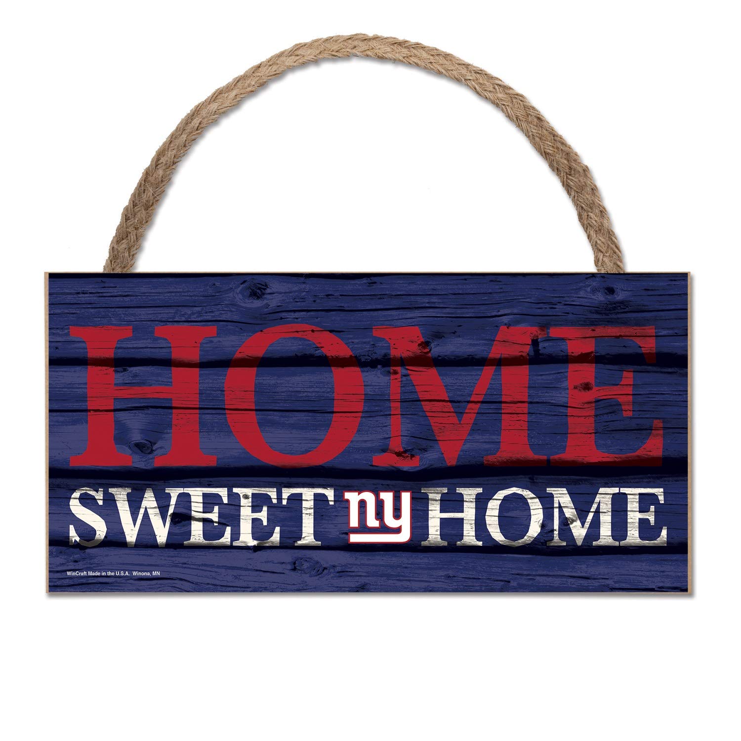 Wincraft NFL wooden sign New York Giants wooden sign Wood Home Sweet Home