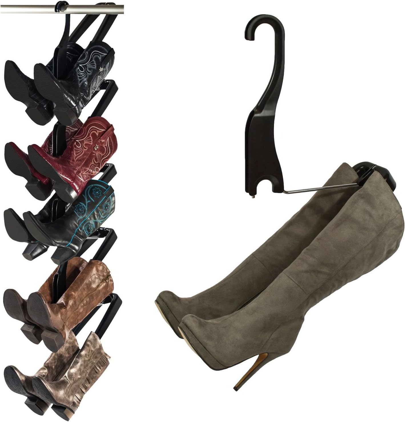 BOOT BUTLER Boot Rack Reclaim Your Closet & Extend The Life of Your Boots Easy to Assemble