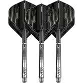 RED Dragon Dart Flight &amp; Stems Combo - 4 Sets of Standard Flights and 4 Sets of Medium VRX Stems Per Pack