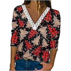 Cheifay Tank Tops Women White 3/4 Sleeve Shirts for