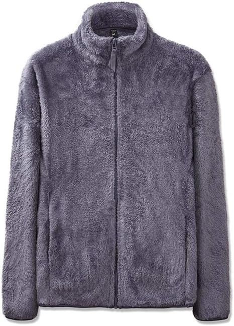 Amazon ベィジャン メンズ アウター もこもこ ふわふわ ジャケット コート ファスナー ブルゾン 裏起毛 厚手 パーカー 長袖 トップス ファッション かっこいい おしゃれ カジュアル 秋冬 大きいサイズ コート ジャケット 通販