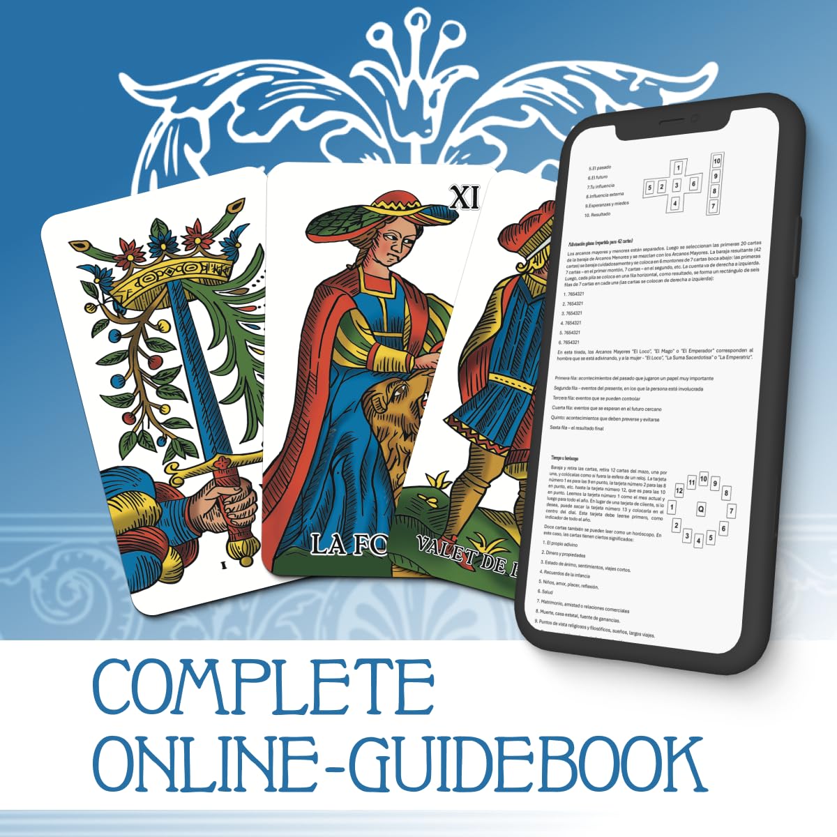 Tarot of Marseille 78 Tarot Card Set | Pocket-Sized (4.13