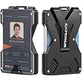 Extremus Money Clip Tactical Wallet, Carbon Fiber Wallet, RFID Blocking Minimalist Wallet, Slim Cash Credit Card Holder