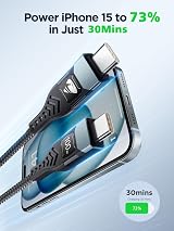 Aioneus 100W USB C to C Cable 3M Fast Charging Type C Lead PD QC for iPhone 15 view 3