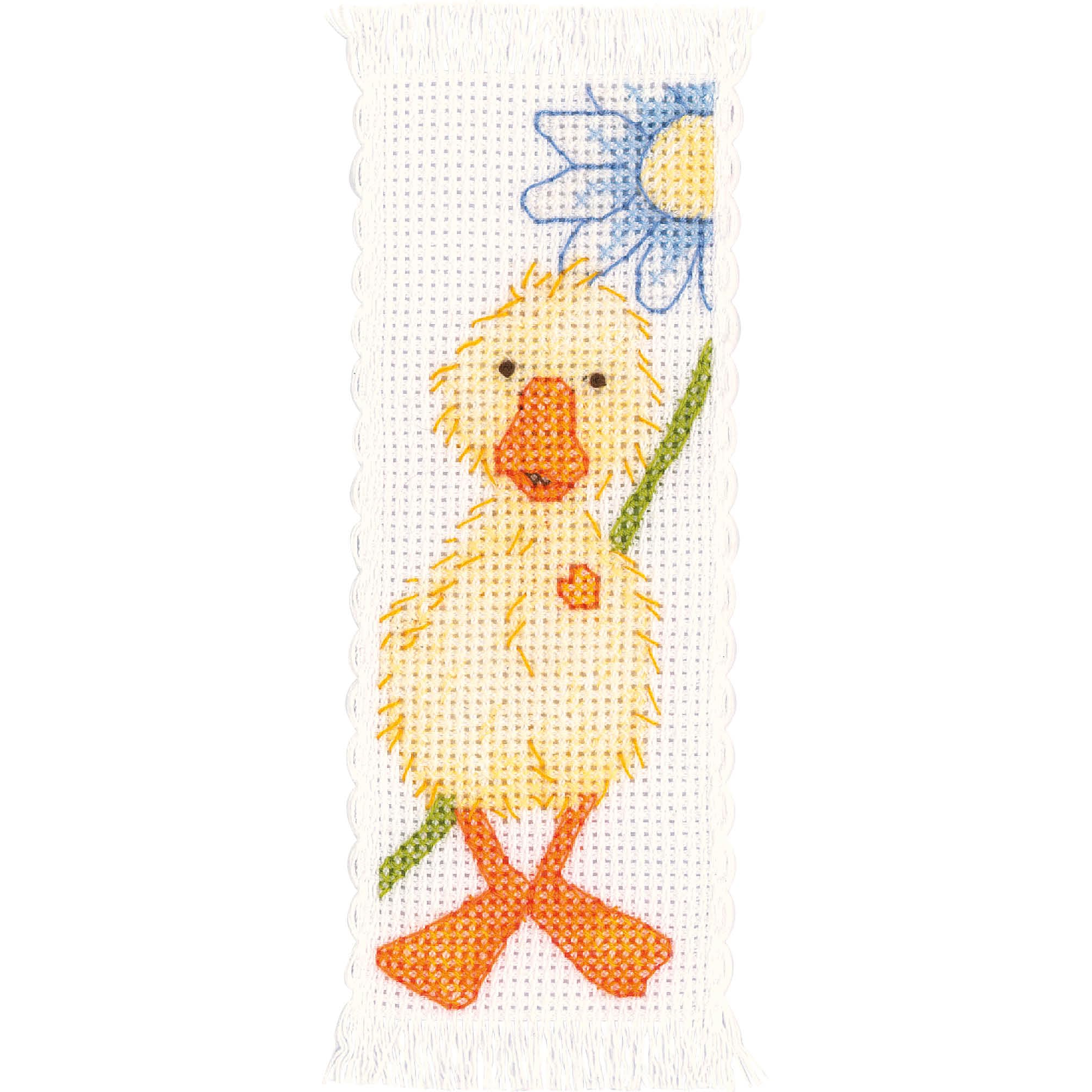 Vervaco Bookmark Souffle's Daisy Counted Cross Stitch, Multi-Colour