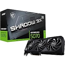 MSI Placa gráfica Gaming RTX 5070 12G Shadow 3X OC (12 GB GDDR7