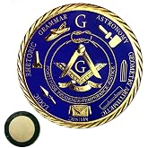Master Mason Masonic Car Emblem Freemason Blue Lodge Auto Decal