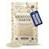 Sourdough Starter Culture – Dehydrated Wild Dry Yeast for Baking Homemade Artisan Bread – Organic, Non-GMO, Fresh, Long-Lasting & Beginner-Friendly (5 Grams)