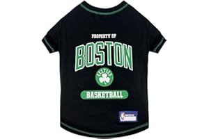 Pets First NBA PET TEE Shirt - Boston Celtics Basketball Team Dog Shirt, Size: X-Large. Soft, Breathable, Stretchable & Washable Pet T-Shirt XL.