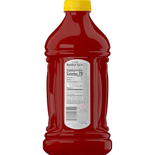 V8 SPLASH BERRY BLEND FLAVORED JUICE BEVERAGE, 64 OUNCE BOTTLE